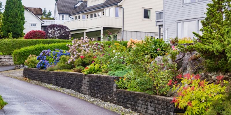 building retaining wall